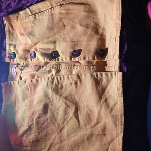 size L Button Down Mini Skirt